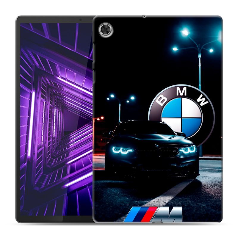 Силиконовый чехол на Lenovo Tab M10 Plus с принтом БМВ BMW Силиконовый чехол на Lenovo Tab M10 Plus с принтом БМВ BMW