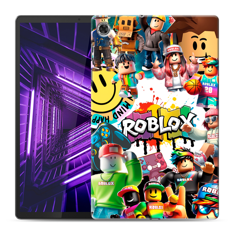 Силиконовый чехол на Lenovo Tab M10 Plus с принтом Roblox Роблокс Силиконовый чехол на Lenovo Tab M10 Plus с принтом Roblox Роблокс