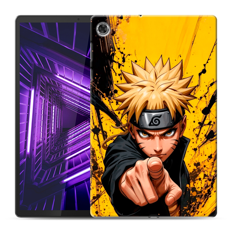 Силиконовый чехол на Lenovo Tab M10 Plus с принтом Naruto Наруто Силиконовый чехол на Lenovo Tab M10 Plus с принтом Naruto Наруто