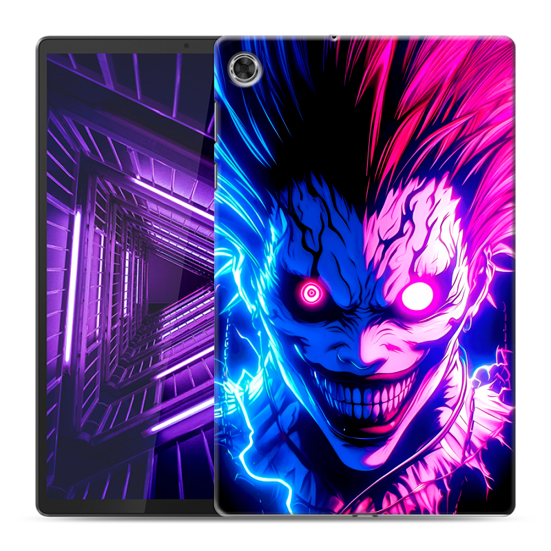 Силиконовый чехол на Lenovo Tab M10 Plus с принтом Death note Тетрадь смерти Силиконовый чехол на Lenovo Tab M10 Plus с принтом Death note Тетрадь смерти