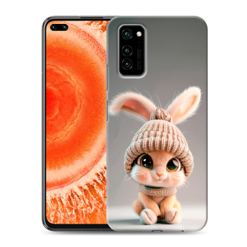 Силиконовый чехол на Huawei Honor View 30 Pro с принтом Кролик Силиконовый чехол на Huawei Honor View 30 Pro с принтом Кролик