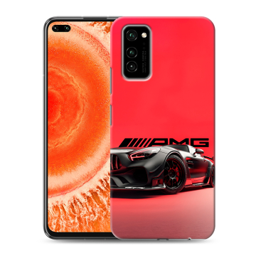 Силиконовый чехол на Huawei Honor View 30 Pro с принтом Мерседес Mercedes AMG Силиконовый чехол на Huawei Honor View 30 Pro с принтом Мерседес Mercedes AMG