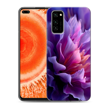 Силиконовый чехол на Huawei Honor View 30 Pro с принтом женский цветы Силиконовый чехол на Huawei Honor View 30 Pro с принтом женский цветы