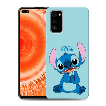 Силиконовый чехол на Huawei Honor View 30 Pro с принтом Лило и Стич
