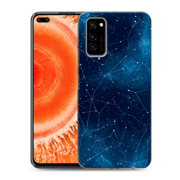 Силиконовый чехол на Huawei Honor View 30 Pro с принтом Космос звезды Силиконовый чехол на Huawei Honor View 30 Pro с принтом Космос звезды