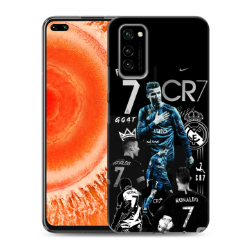 Силиконовый чехол на Huawei Honor View 30 Pro с принтом Реал Роналдо