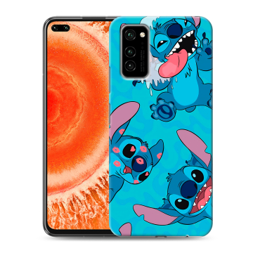 Силиконовый чехол на Huawei Honor View 30 Pro с принтом Лило и Стич