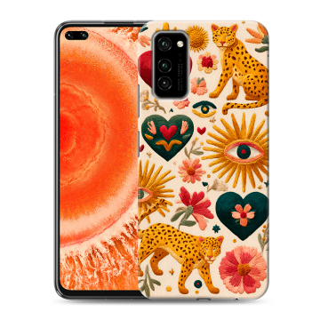 Силиконовый чехол на Huawei Honor View 30 Pro с принтом Модный принт Силиконовый чехол на Huawei Honor View 30 Pro с принтом Модный принт