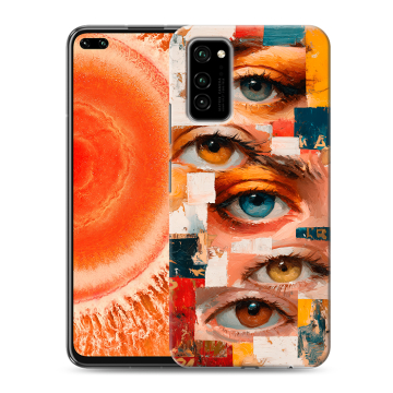 Силиконовый чехол на Huawei Honor View 30 Pro с принтом Модный принт Силиконовый чехол на Huawei Honor View 30 Pro с принтом Модный принт