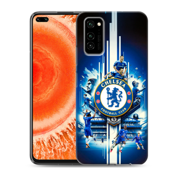 Силиконовый чехол на Huawei Honor View 30 Pro с принтом Chelsea Челси Силиконовый чехол на Huawei Honor View 30 Pro с принтом Chelsea Челси