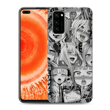 Силиконовый чехол на Huawei Honor View 30 Pro с принтом Ahegao Ахегао Аниме Силиконовый чехол на Huawei Honor View 30 Pro с принтом Ahegao Ахегао Аниме