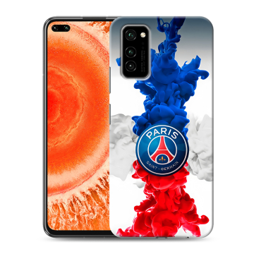 Силиконовый чехол на Huawei Honor View 30 Pro с принтом PSG ПСЖ Силиконовый чехол на Huawei Honor View 30 Pro с принтом PSG ПСЖ