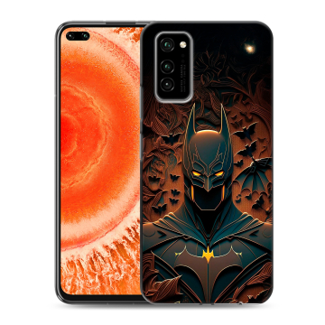 Силиконовый чехол на Huawei Honor View 30 Pro с принтом Batman Бэтмен Силиконовый чехол на Huawei Honor View 30 Pro с принтом Batman Бэтмен