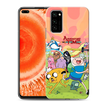 Силиконовый чехол на Huawei Honor View 30 Pro с принтом Adventure time Время приключений Силиконовый чехол на Huawei Honor View 30 Pro с принтом Adventure time Время приключений