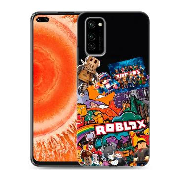 Силиконовый чехол на Huawei Honor View 30 Pro с принтом Roblox Роблокс Силиконовый чехол на Huawei Honor View 30 Pro с принтом Roblox Роблокс