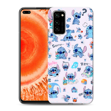 Силиконовый чехол на Huawei Honor View 30 Pro с принтом Лило и Стич