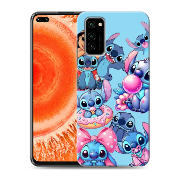 Силиконовый чехол на Huawei Honor View 30 Pro с принтом Лило и Стич