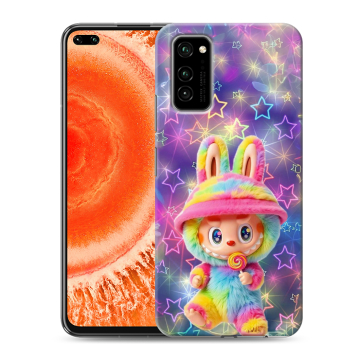 Силиконовый чехол на Huawei Honor View 30 Pro с принтом Labubu Лабубу Силиконовый чехол на Huawei Honor View 30 Pro с принтом Labubu Лабубу