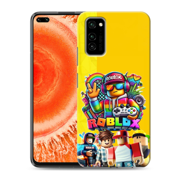 Силиконовый чехол на Huawei Honor View 30 Pro с принтом Roblox Роблокс Силиконовый чехол на Huawei Honor View 30 Pro с принтом Roblox Роблокс