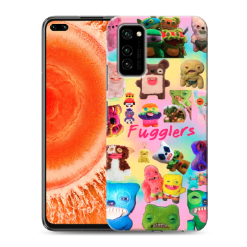 Силиконовый чехол на Huawei Honor View 30 Pro с принтом Флагер Fuggler
