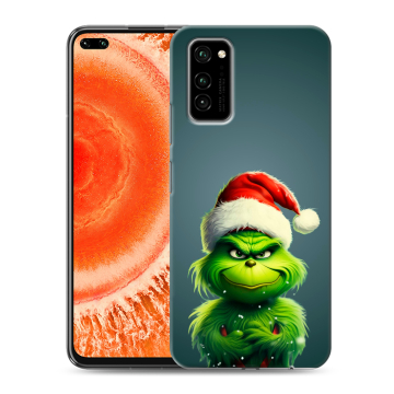 Силиконовый чехол на Huawei Honor View 30 Pro с принтом Новый год