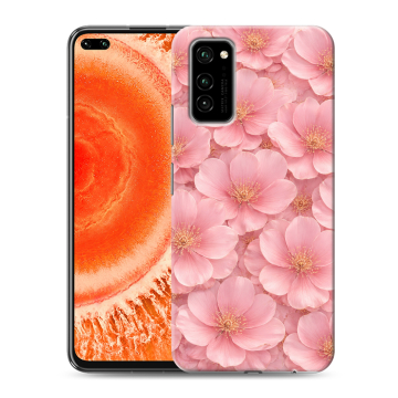 Силиконовый чехол на Huawei Honor View 30 Pro с принтом женский