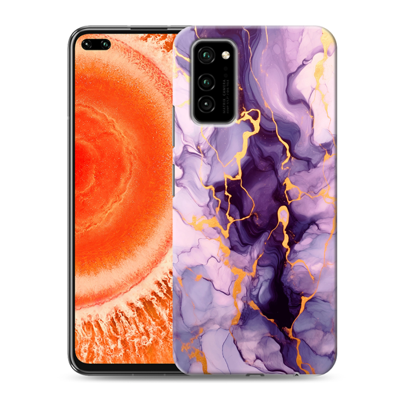 Пластиковый чехол на Huawei Honor View 30 Pro с принтом Мрамор Пластиковый чехол на Huawei Honor View 30 Pro с принтом Мрамор