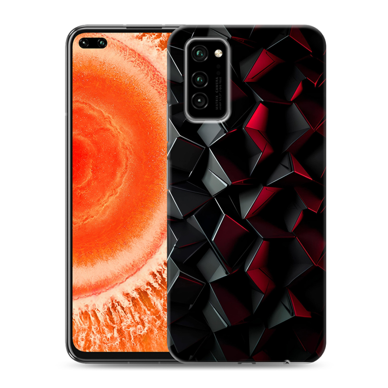Пластиковый чехол на Huawei Honor View 30 Pro с принтом Абстракция Пластиковый чехол на Huawei Honor View 30 Pro с принтом Абстракция