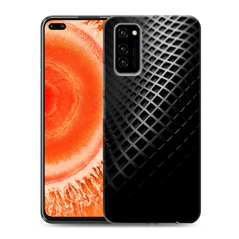 Пластиковый чехол на Huawei Honor View 30 Pro с принтом Текстура металла Пластиковый чехол на Huawei Honor View 30 Pro с принтом Текстура металла