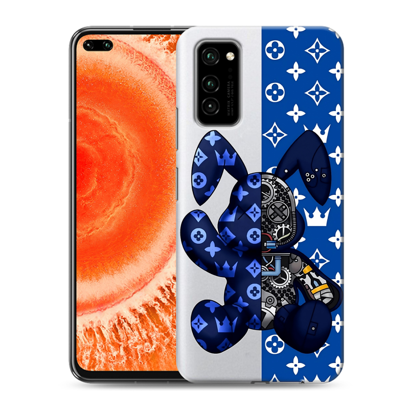 Силиконовый чехол на Huawei Honor View 30 Pro с принтом Луи робот Силиконовый чехол на Huawei Honor View 30 Pro с принтом Луи робот