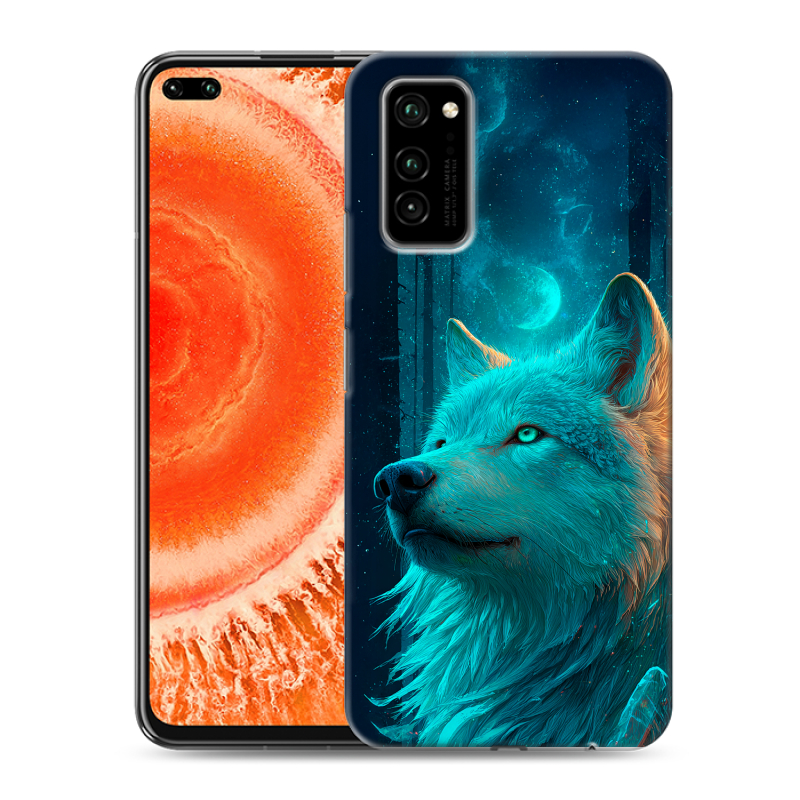 Силиконовый противоударный чехол на Huawei Honor View 30 Pro с принтом бабочки саккура Силиконовый противоударный чехол на Huawei Honor View 30 Pro с принтом бабочки саккура