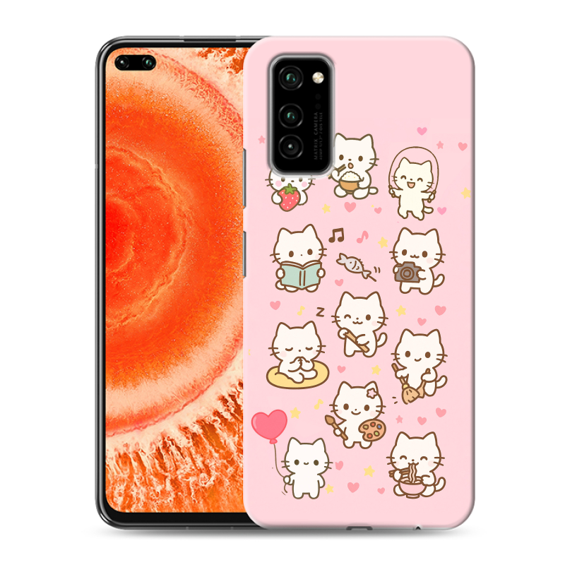 Силиконовый чехол на Huawei Honor View 30 Pro с принтом Hello Kitty Хелоу Кити Силиконовый чехол на Huawei Honor View 30 Pro с принтом Hello Kitty Хелоу Кити