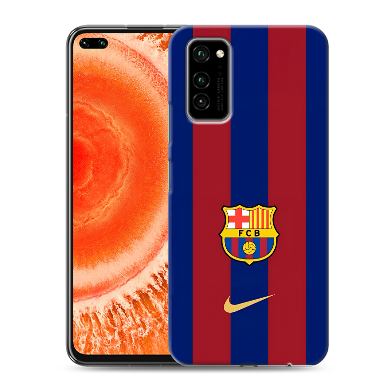 Силиконовый чехол на Huawei Honor View 30 Pro с принтом Барселона Barcelona Силиконовый чехол на Huawei Honor View 30 Pro с принтом Барселона Barcelona