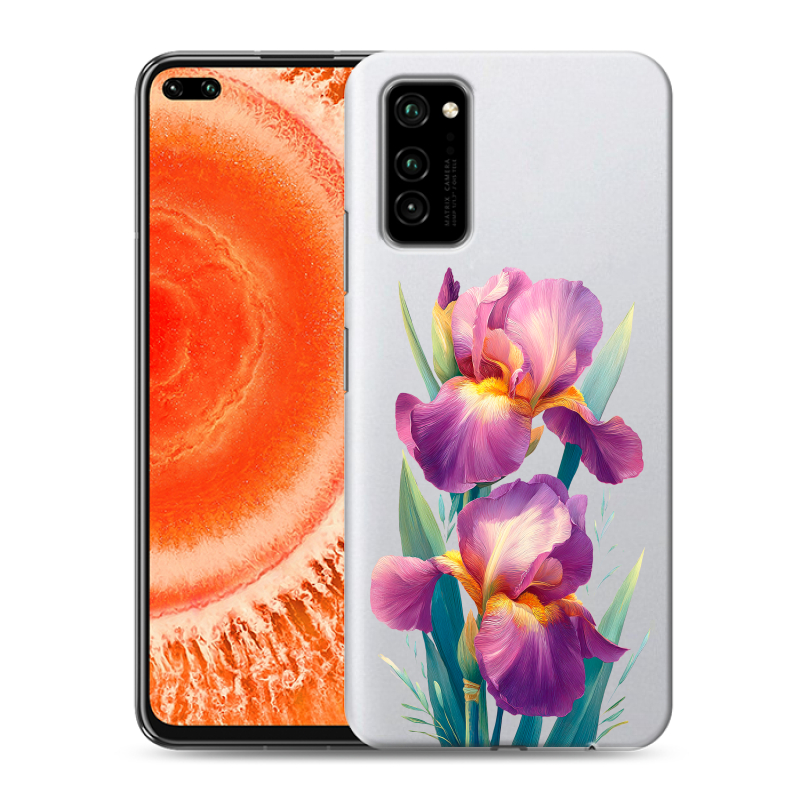 Пластиковый чехол на Huawei Honor View 30 Pro с принтом Цветы орхидеи Пластиковый чехол на Huawei Honor View 30 Pro с принтом Цветы орхидеи