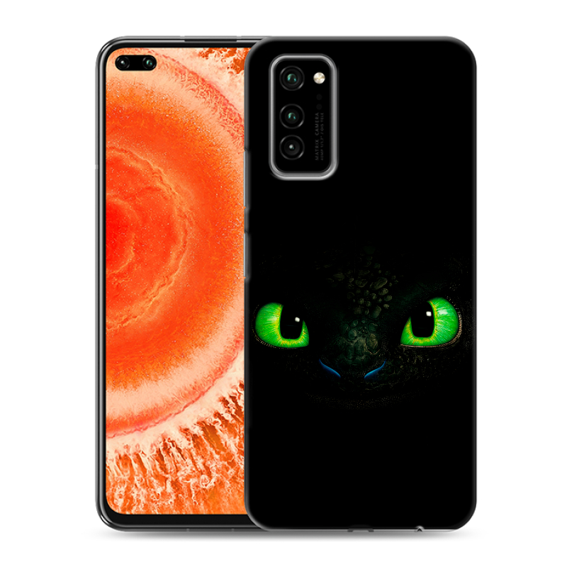 Пластиковый чехол на Huawei Honor View 30 Pro с принтом Как приручить дракона Пластиковый чехол на Huawei Honor View 30 Pro с принтом Как приручить дракона