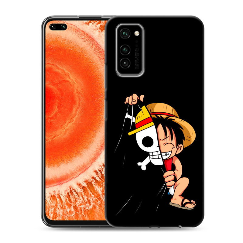 Пластиковый чехол на Huawei Honor View 30 Pro с принтом One Piece Ван Пис Пластиковый чехол на Huawei Honor View 30 Pro с принтом One Piece Ван Пис