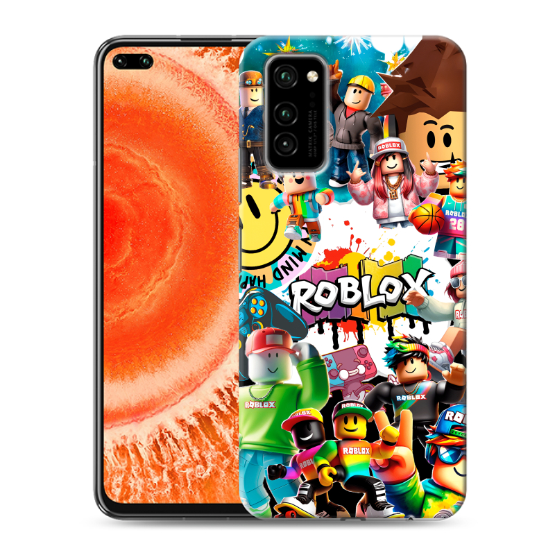 Пластиковый чехол на Huawei Honor View 30 Pro с принтом Roblox Роблокс Пластиковый чехол на Huawei Honor View 30 Pro с принтом Roblox Роблокс