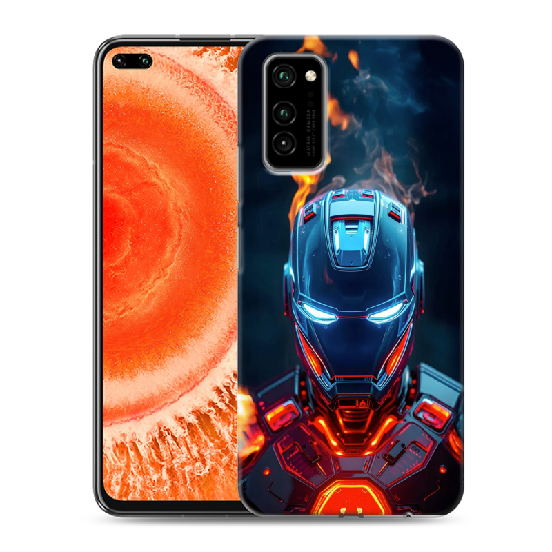 Силиконовый чехол на Huawei Honor View 30 Pro с принтом IronMan Железный человек Силиконовый чехол на Huawei Honor View 30 Pro с принтом IronMan Железный человек