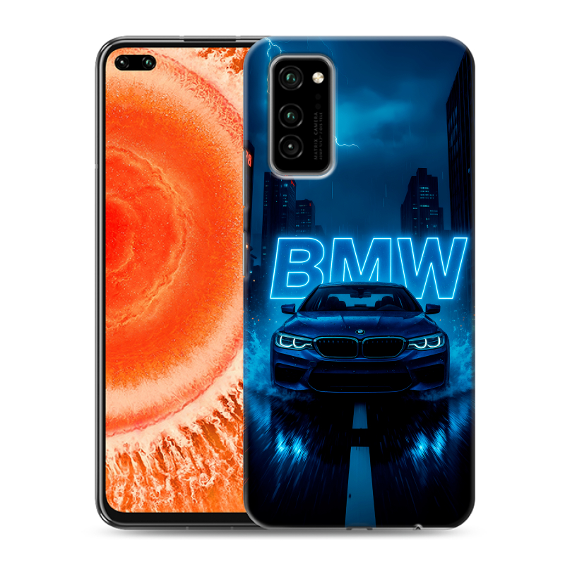 Силиконовый чехол на Huawei Honor View 30 Pro с принтом BMW БМВ Силиконовый чехол на Huawei Honor View 30 Pro с принтом BMW БМВ
