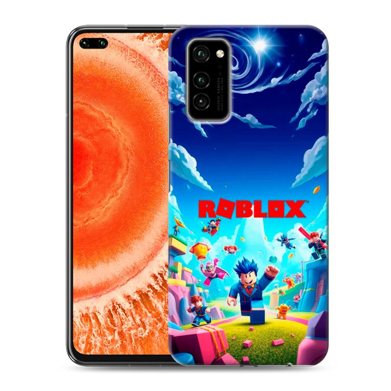 Пластиковый чехол на Huawei Honor View 30 Pro с принтом Roblox Роблокс Пластиковый чехол на Huawei Honor View 30 Pro с принтом Roblox Роблокс