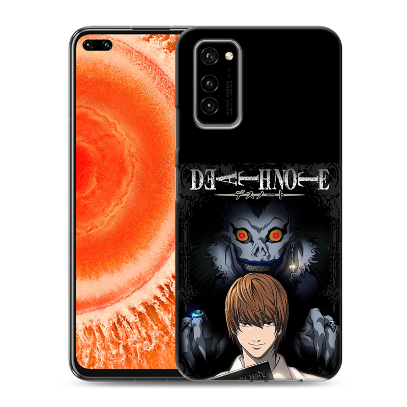 Пластиковый чехол на Huawei Honor View 30 Pro с принтом Death note Тетрадь смерти Пластиковый чехол на Huawei Honor View 30 Pro с принтом Death note Тетрадь смерти