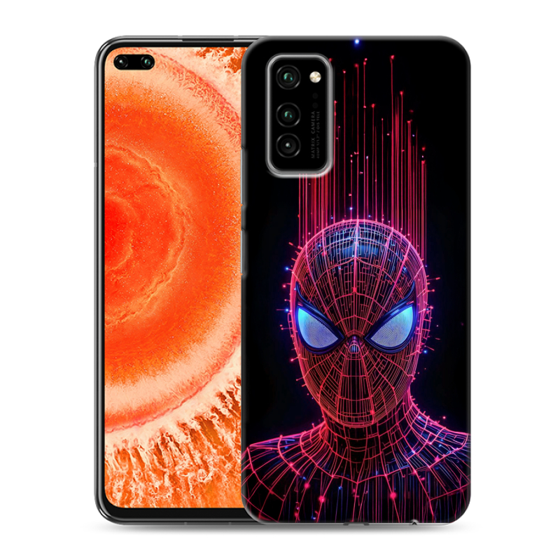 Пластиковый чехол на Huawei Honor View 30 Pro с принтом Spiderman Человек паук Пластиковый чехол на Huawei Honor View 30 Pro с принтом Spiderman Человек паук