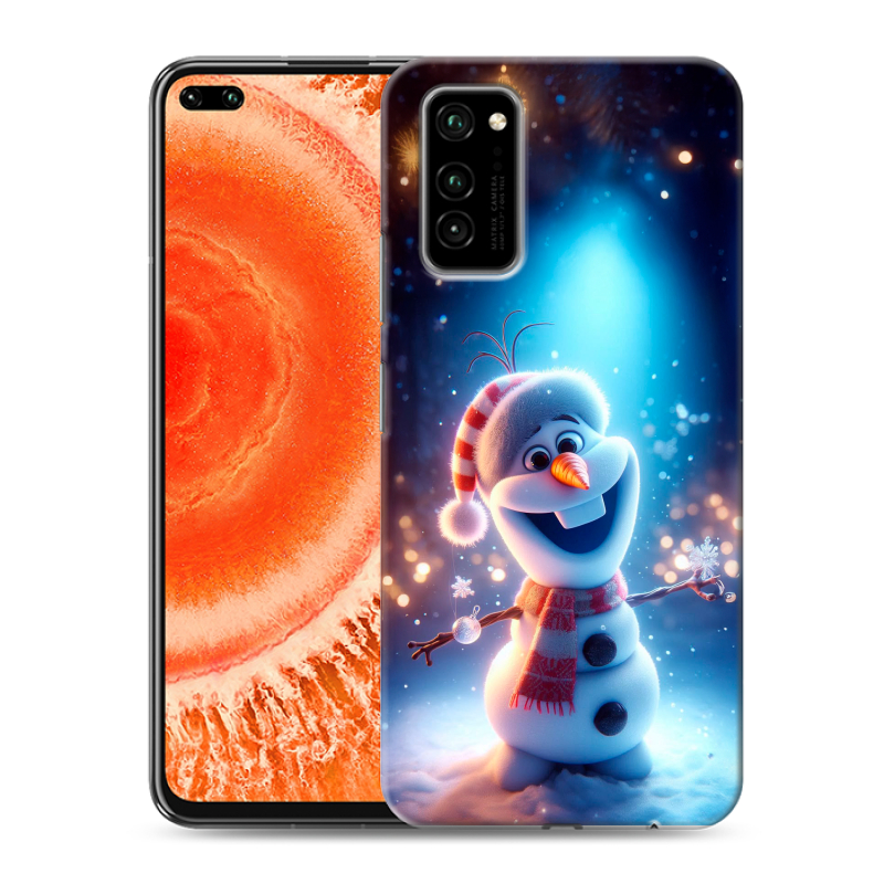 Пластиковый чехол на Huawei Honor View 30 Pro с принтом Новый год Пластиковый чехол на Huawei Honor View 30 Pro с принтом Новый год