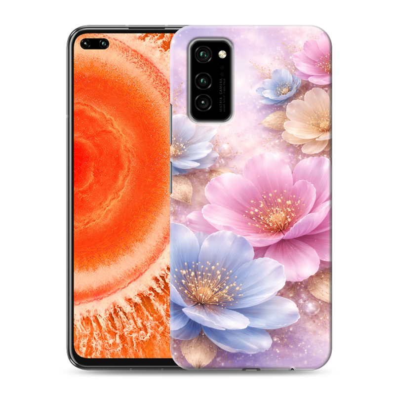 Силиконовый чехол на Huawei Honor View 30 Pro с принтом женский Силиконовый чехол на Huawei Honor View 30 Pro с принтом женский