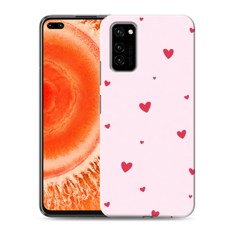 Силиконовый противоударный чехол на Huawei Honor View 30 Pro с принтом для девочек Силиконовый противоударный чехол на Huawei Honor View 30 Pro с принтом для девочек