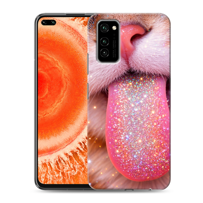 Пластиковый чехол на Huawei Honor View 30 Pro с принтом для девочек Пластиковый чехол на Huawei Honor View 30 Pro с принтом для девочек