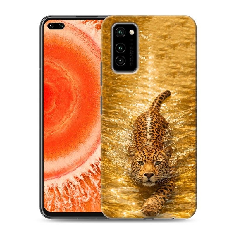 Силиконовый чехол на Huawei Honor View 30 Pro с принтом женский Силиконовый чехол на Huawei Honor View 30 Pro с принтом женский