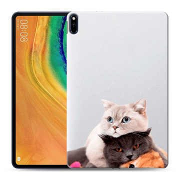 Силиконовый чехол на планшета Huawei MatePad Pro с принтом Кошки Силиконовый чехол на планшета Huawei MatePad Pro с принтом Кошки