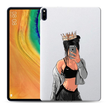 Силиконовый чехол на планшета Huawei MatePad Pro с принтом Женские принты Силиконовый чехол на планшета Huawei MatePad Pro с принтом Женские принты