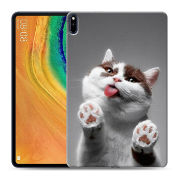 Силиконовый чехол на планшета Huawei MatePad Pro с принтом Коты Силиконовый чехол на планшета Huawei MatePad Pro с принтом Коты